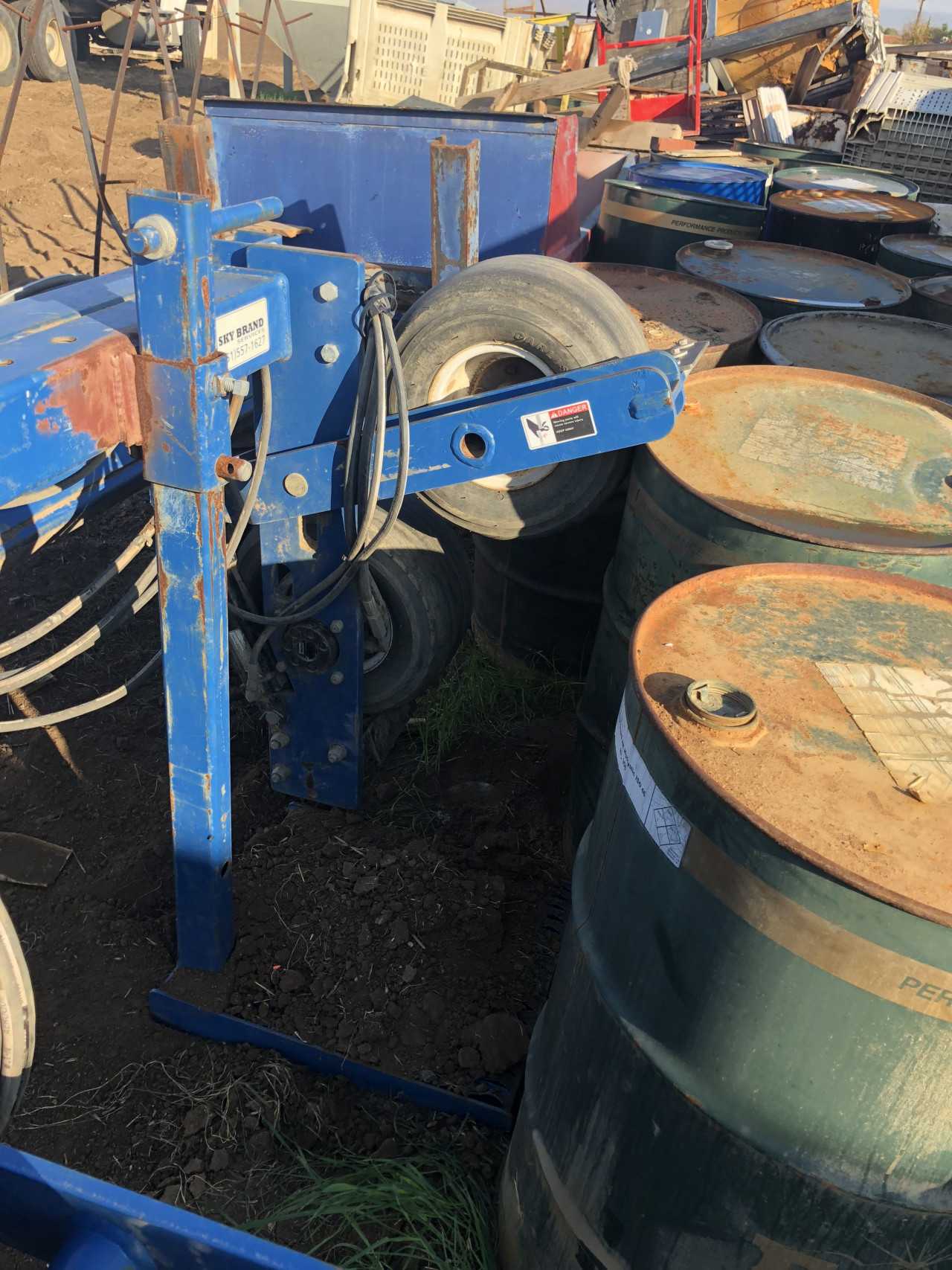 Andros 3 Row Mulch Film Extractor - CONSTRUCTION EQUIPMENT