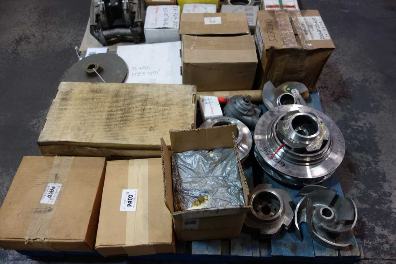 2 PALLETS OF ASSORTED PUMP REPLACEMENT PARTS & PUMP ACCESSORIES- JOHN CRANE, CHESTERTON - POWER TRANSMISSION