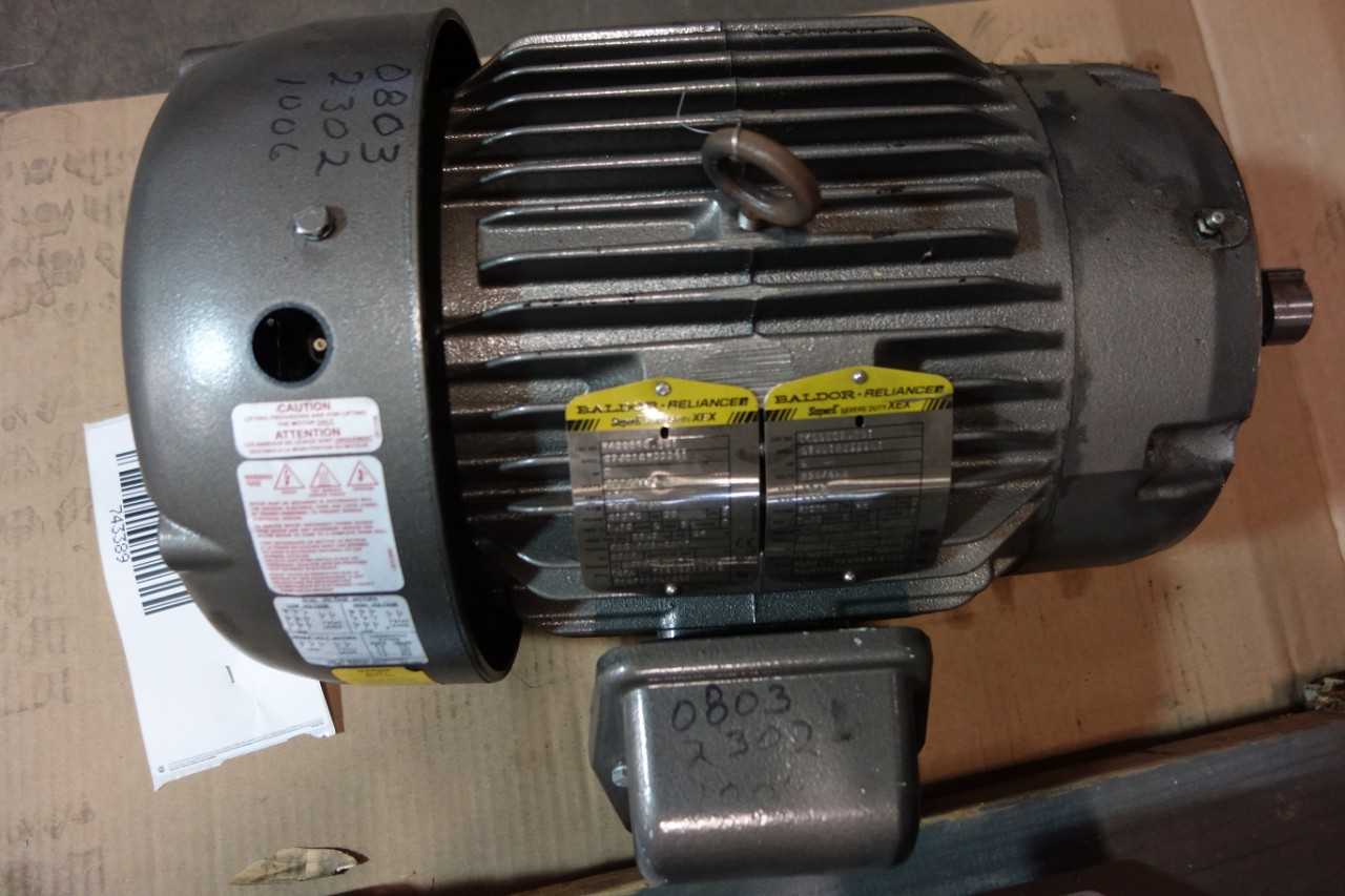 LOT OF 2 ELECTRIC AC MOTORS- BALDOR - ELECTRIC MOTORS