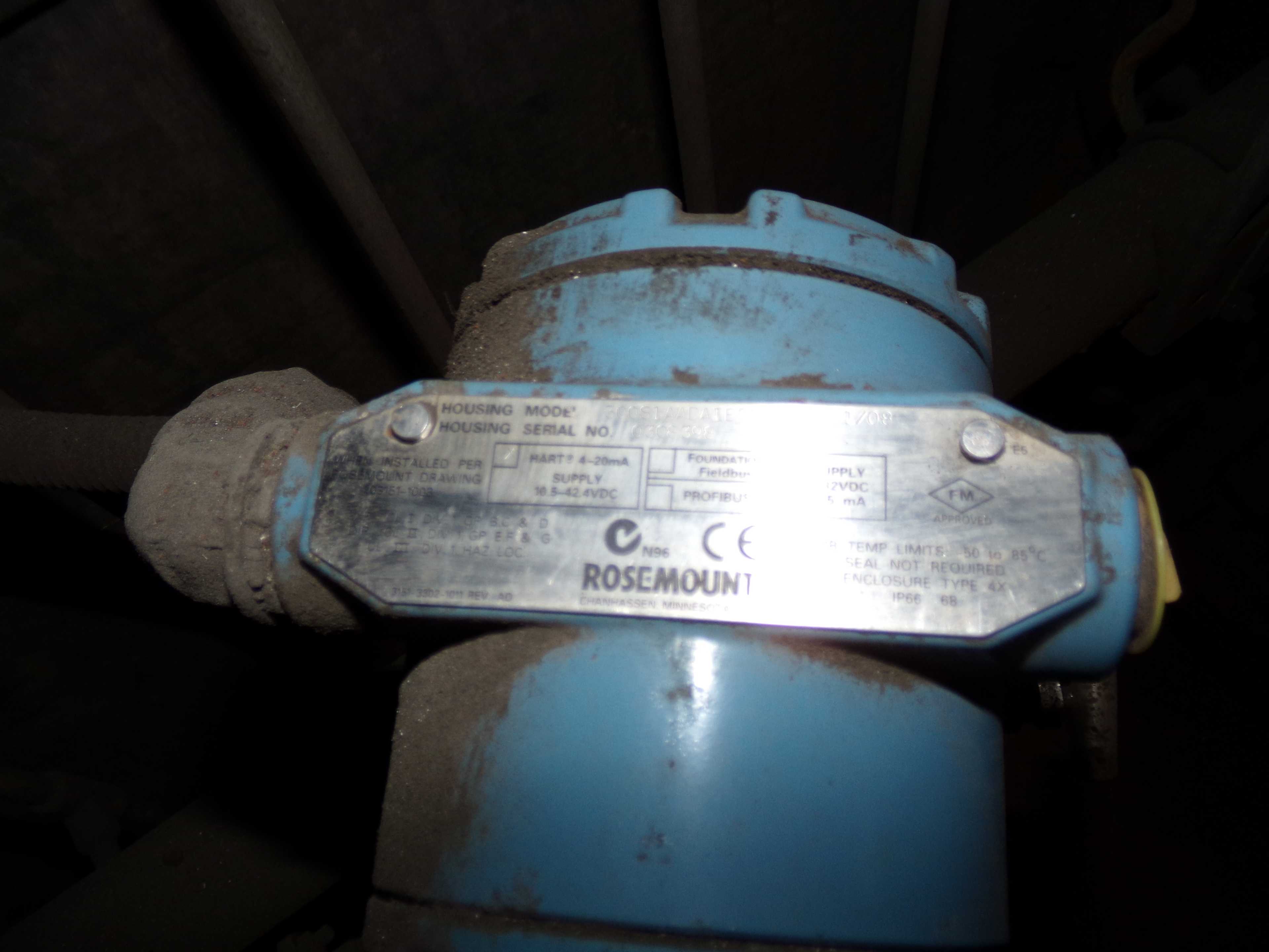 2008 ROSEMOUNT 3051S1CD3A2A11A1AE5M10 TRANSMITTER - INSTRUMENTATION