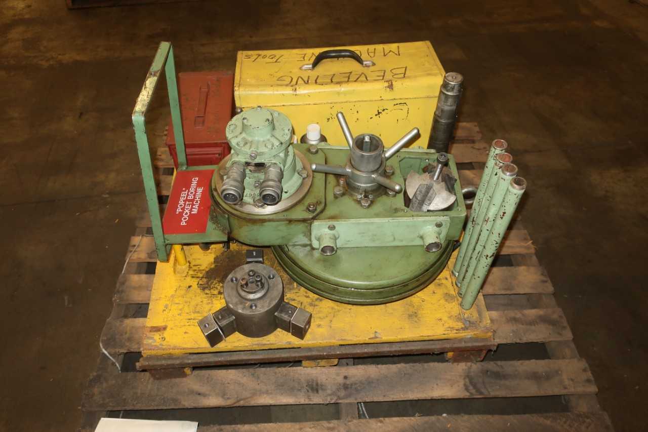 GEORGE WISCH 9-964 RA8/36 POCKET BORING MACHINE - MACHINING ACCESSORIES & TOOLING