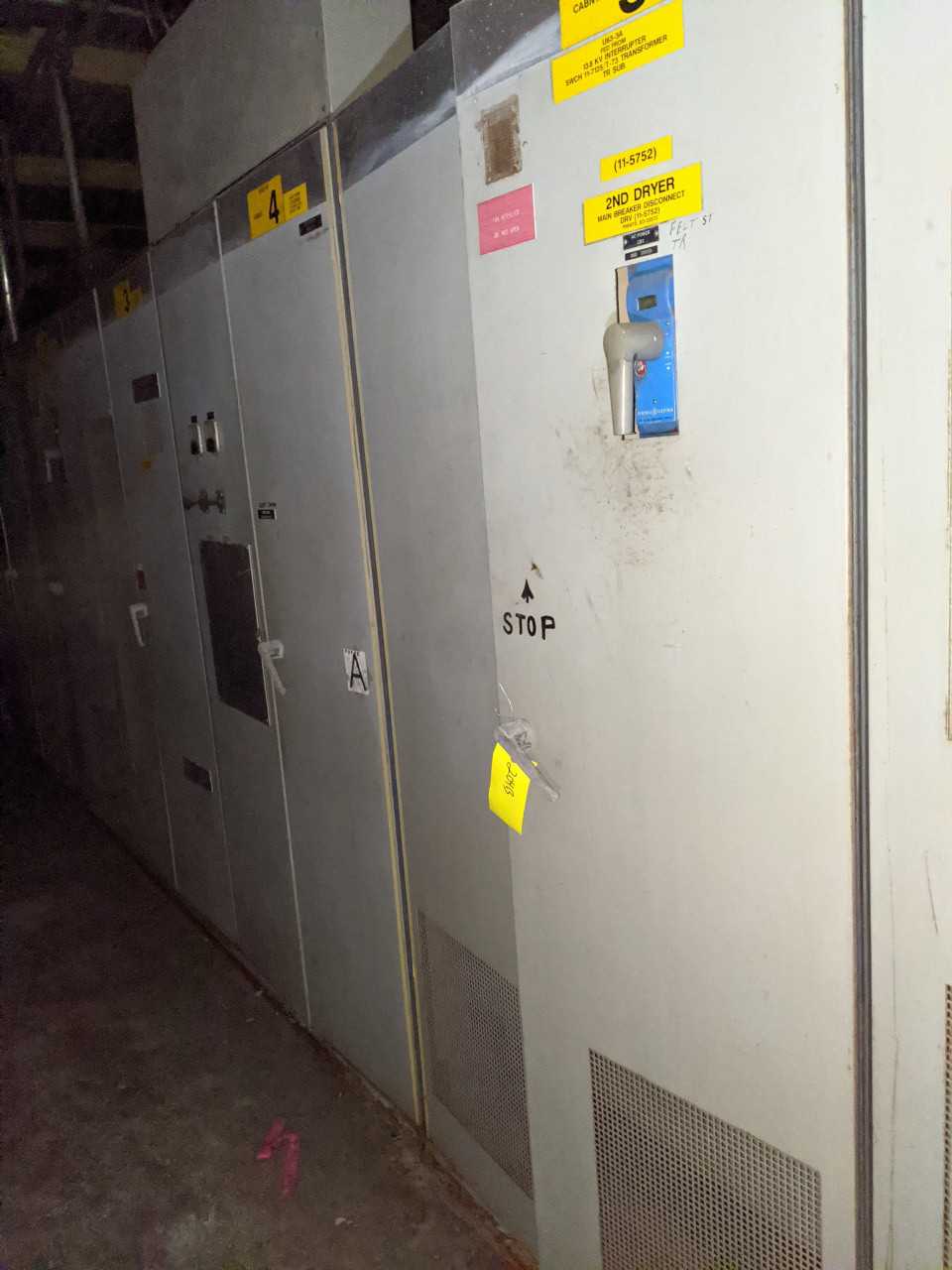 5X SECTIONS OF GE SILTROL I CONTROL PANELS W/ DRIVES (EXCLUDES BREAKERS) - AUTOMATION & CONTROLS