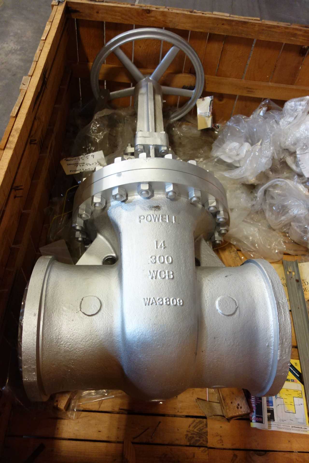 POWELL 14IN STEEL GATE VALVE - VALVES
