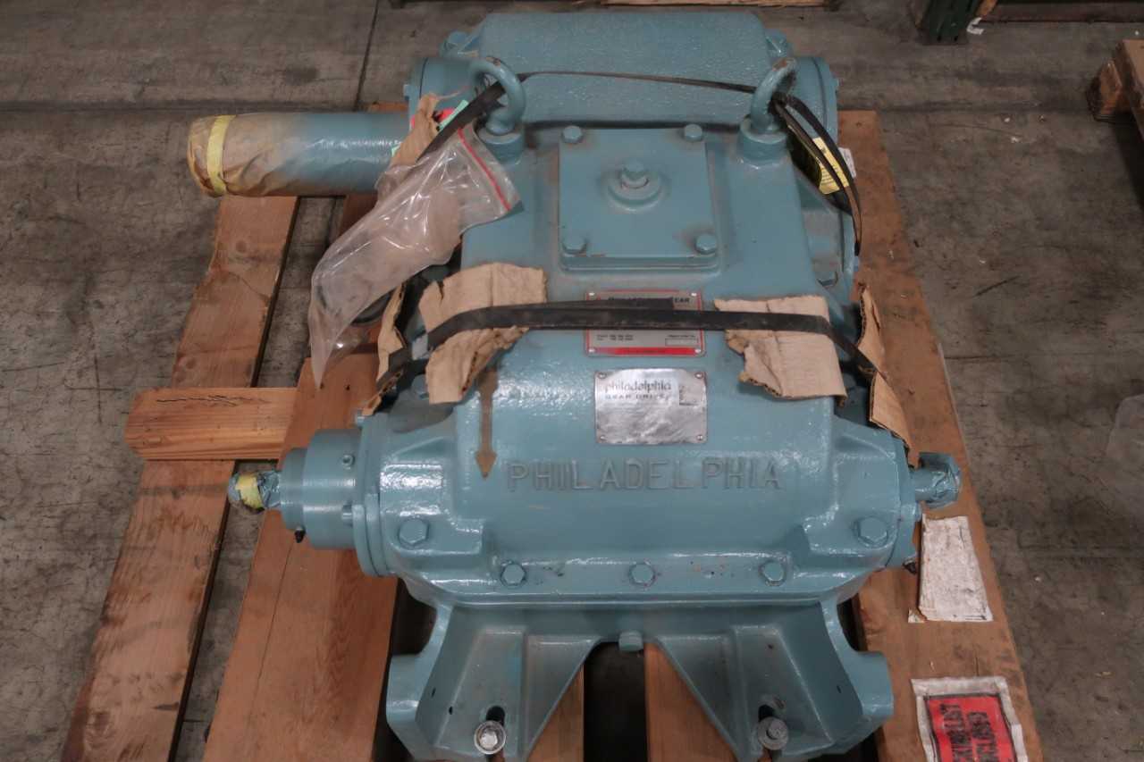 PHILADELPHIA GEAR DRIVE 6HR 15HP 1150RPM 78.66:1 - POWER TRANSMISSION