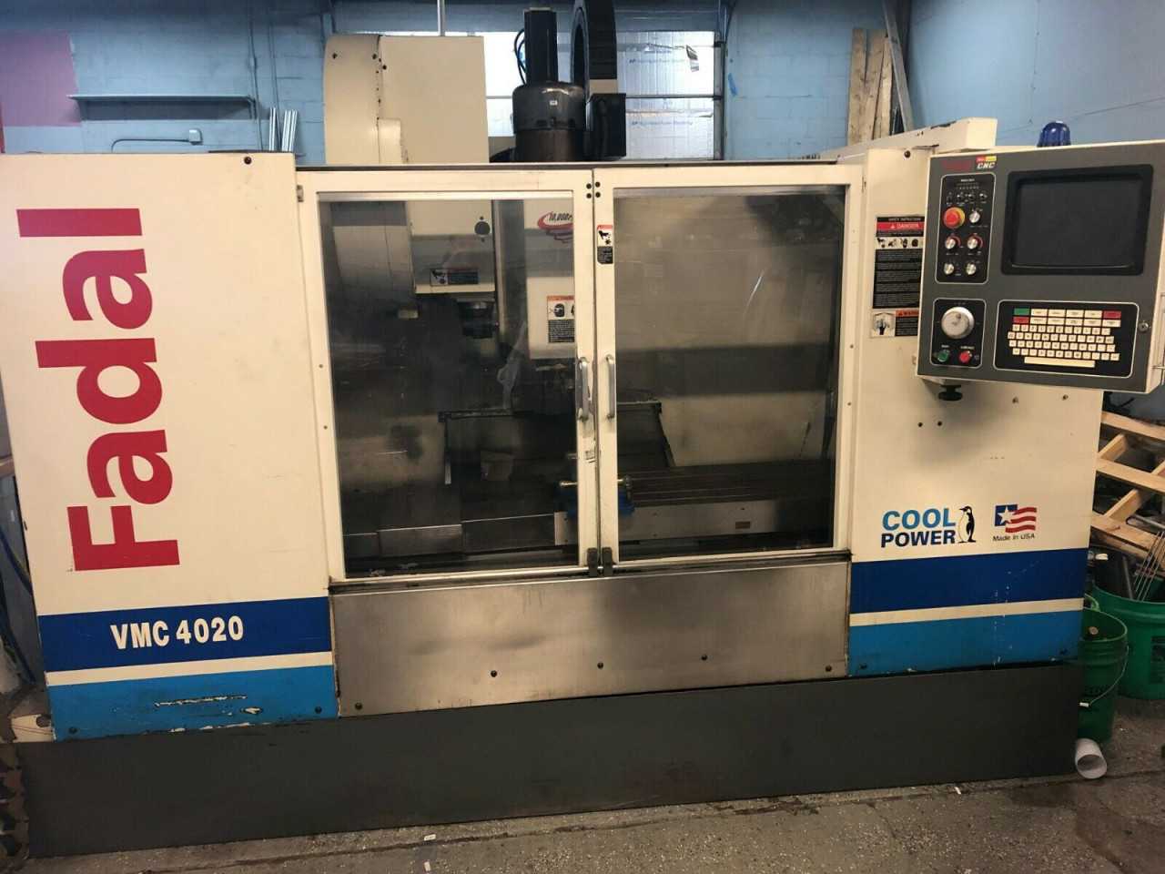 2002 Fadal VMC 4020HT - 10K RPM - Thru Spindle Coolant - Vise - Tool Holders - VERTICAL MACHINING CENTERS