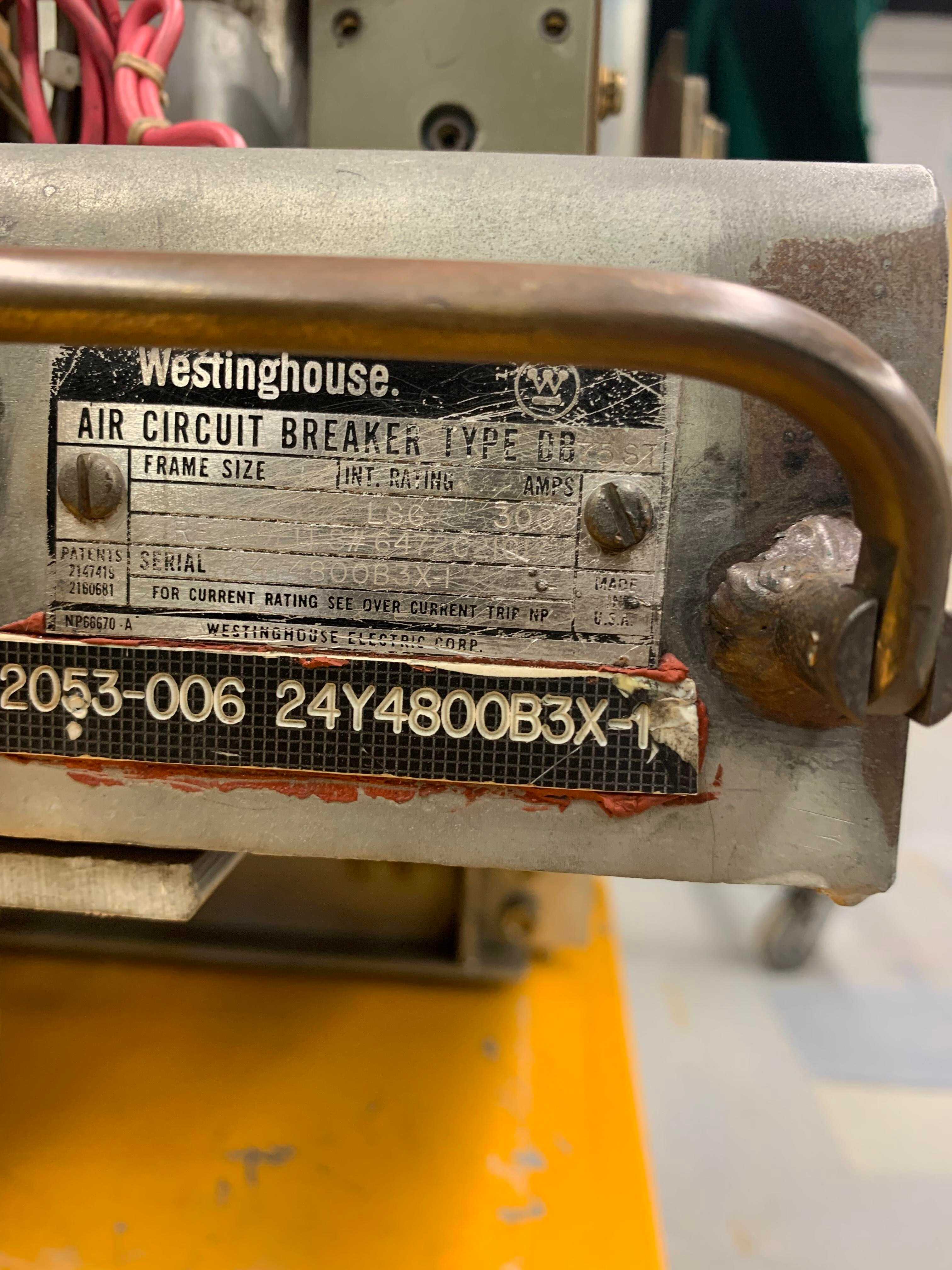 Westinghouse DB75ST Air Circuit Breaker - CIRCUIT BREAKERS