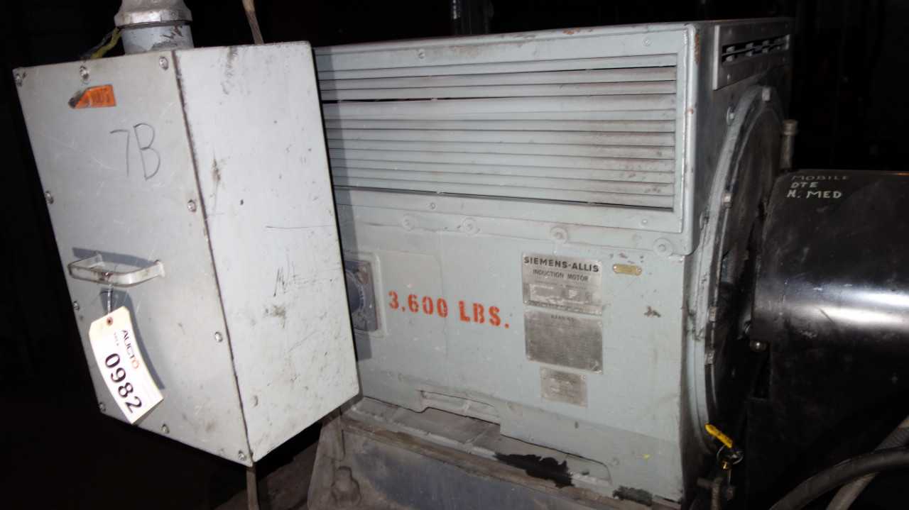 ALLIS CHALMERS 111 RGT-S 600HP AC MOTOR 2300V 586US - MISCELLANEOUS