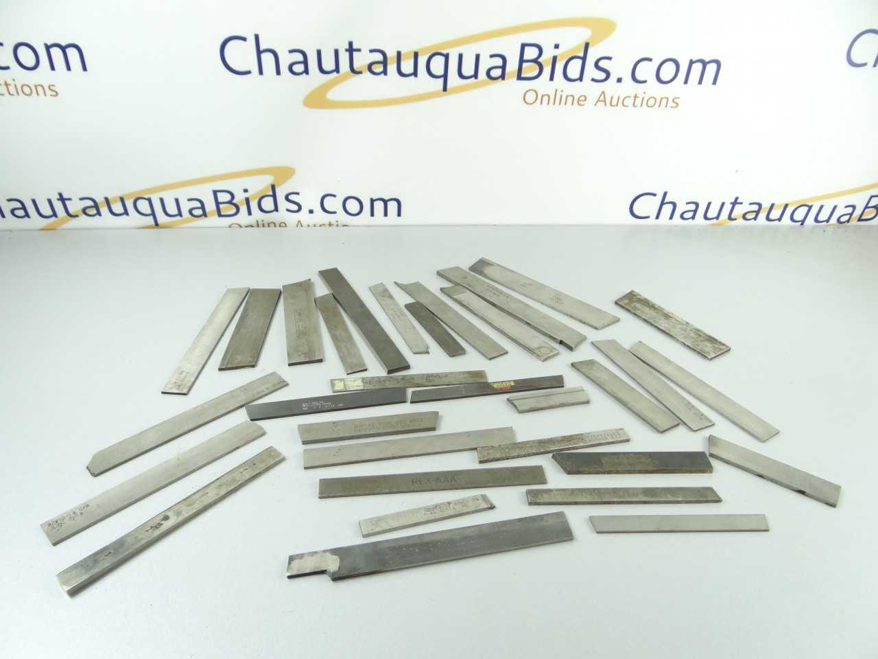 Lot of 32 Assorted HSS REX AAA Cobalt Cut Off Blades - MACHINING ACCESSORIES & TOOLING