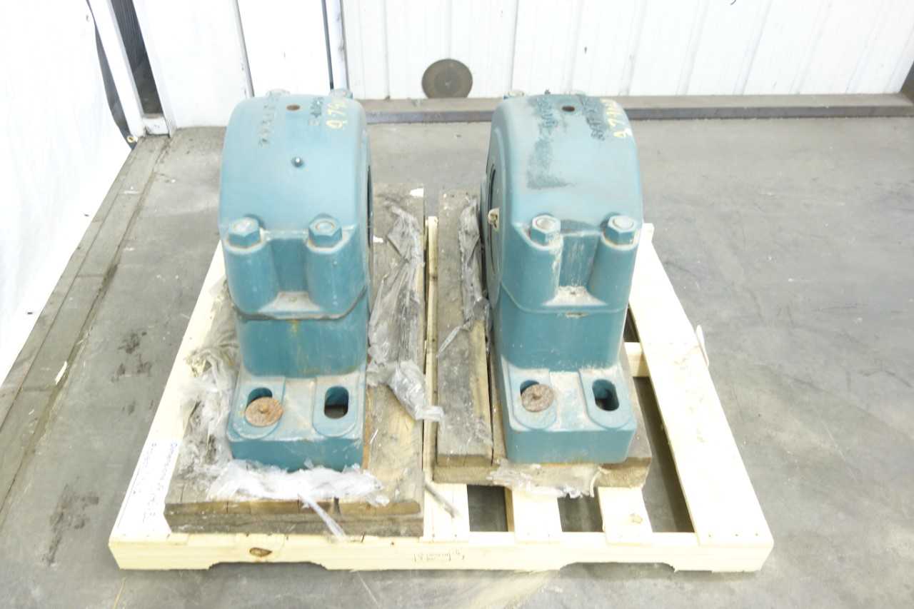 LOT OF 2 DODGE SAF XT 544 PILLOW BLOCK BEARING HOUSINGS - BEARINGS
