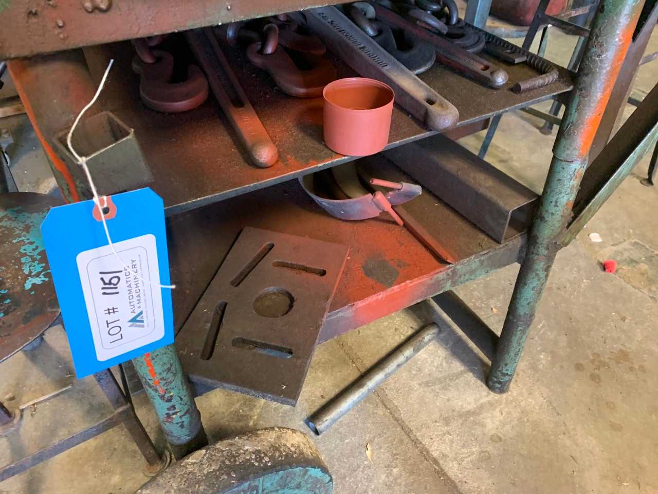 Metal Table with Vise - ELECTRIC POWER TOOLS