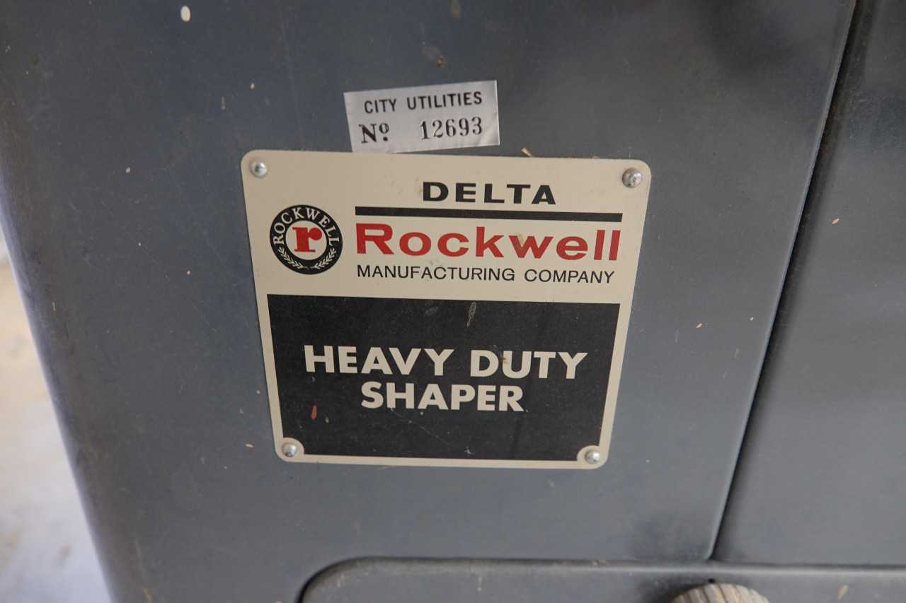 Rockwell Delta Series 43-340 Heavy Duty Wood Shaper - MACHINING ACCESSORIES & TOOLING