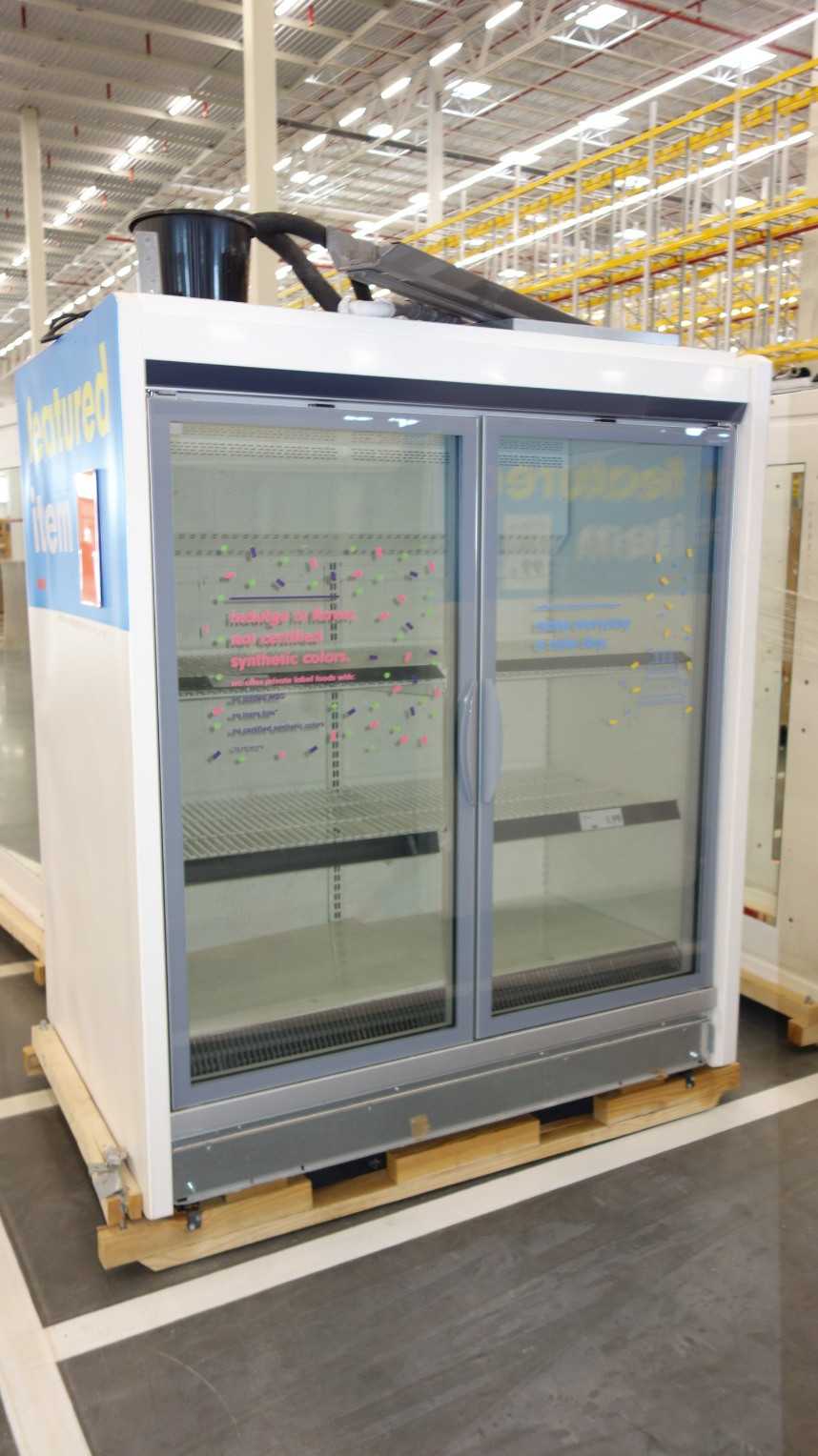 AHT VENTO GREEN MC FREEZE 156 2 DOOR MULTI-SHELF CHEST CAKE FREEZER 1.050W 208-240V-AC - 