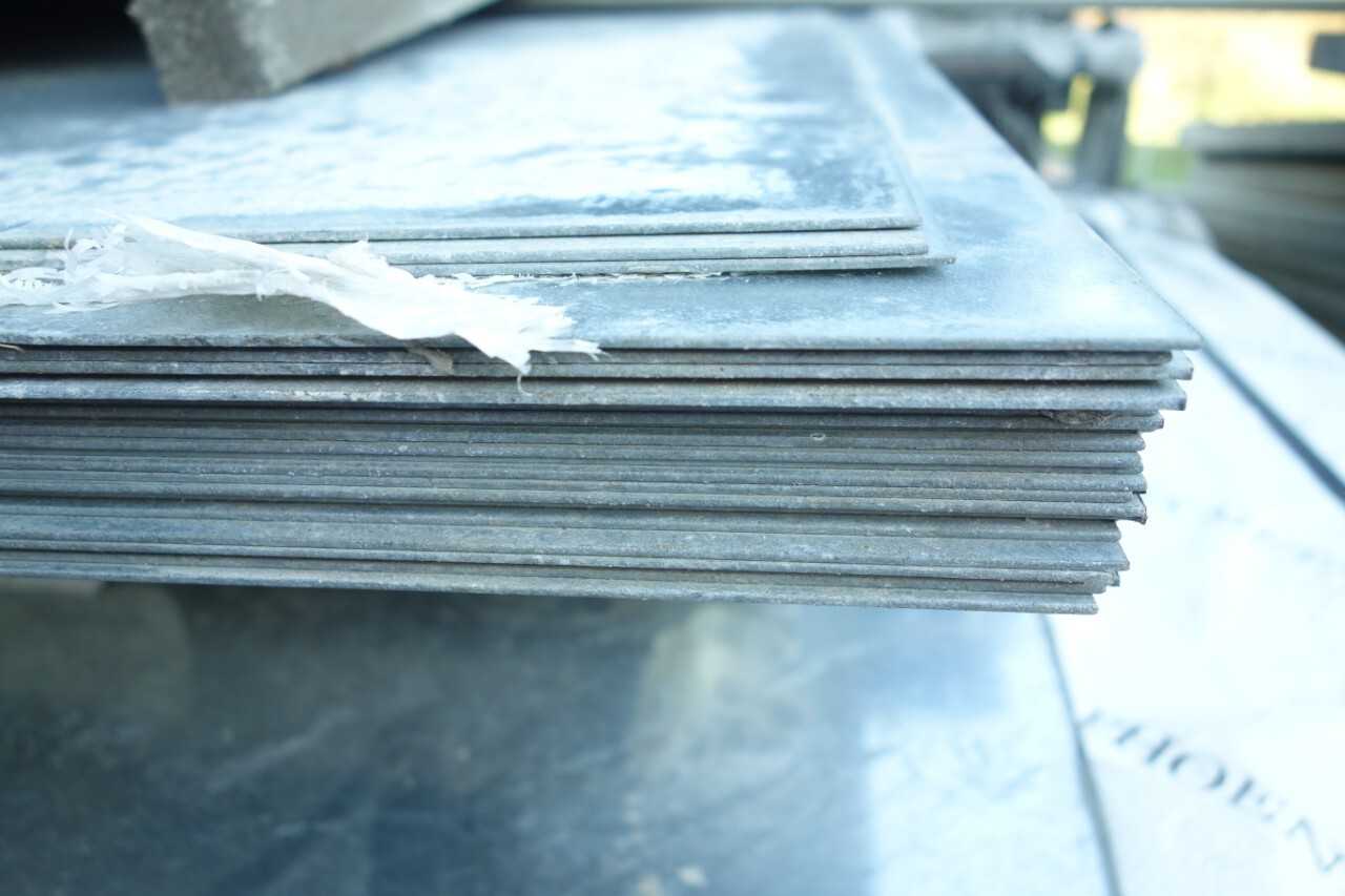 LOT OF A36 GALVANIZED CARBON STEEL PLATE
