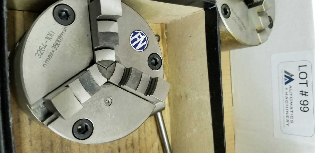 FN 3-Jaw Chucks QTY 2 - LATHE PARTS