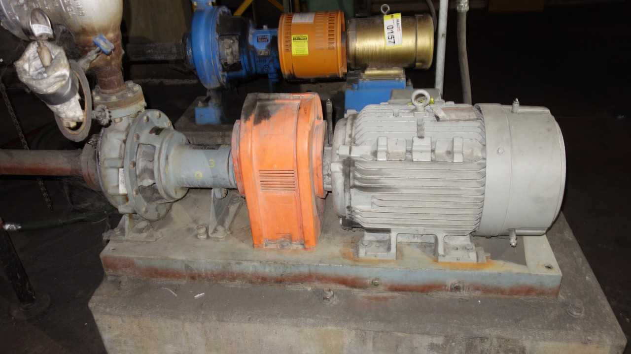 FLOWSERVE 3X2X9IN 40HP 460V-AC CENTRIFUGAL PUMP MOTOR - ELECTRIC MOTORS