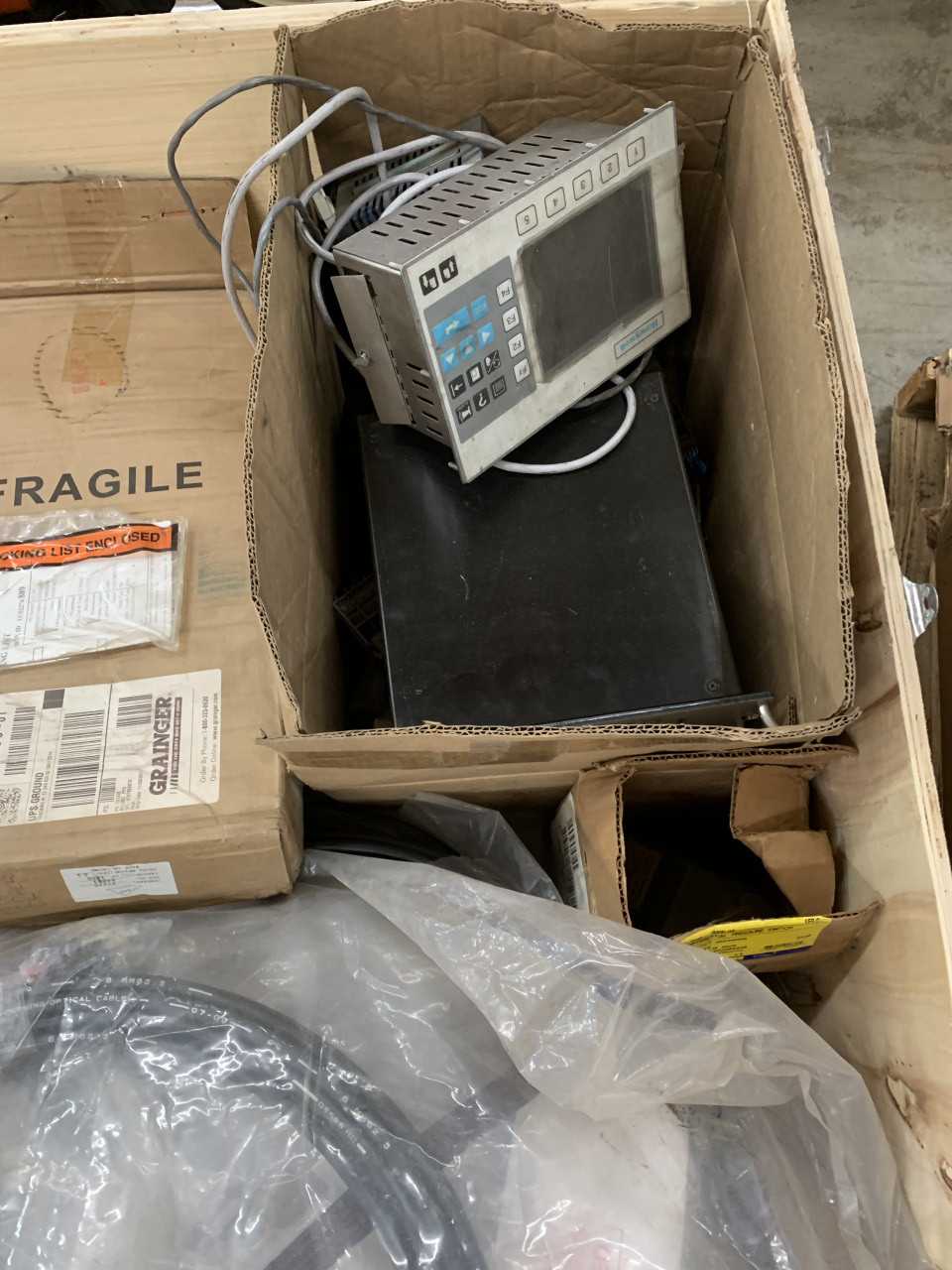 CRATE OF MISC. ELECTRICAL AUTOMATION PARTS - ELECTRICAL COMPONENTS