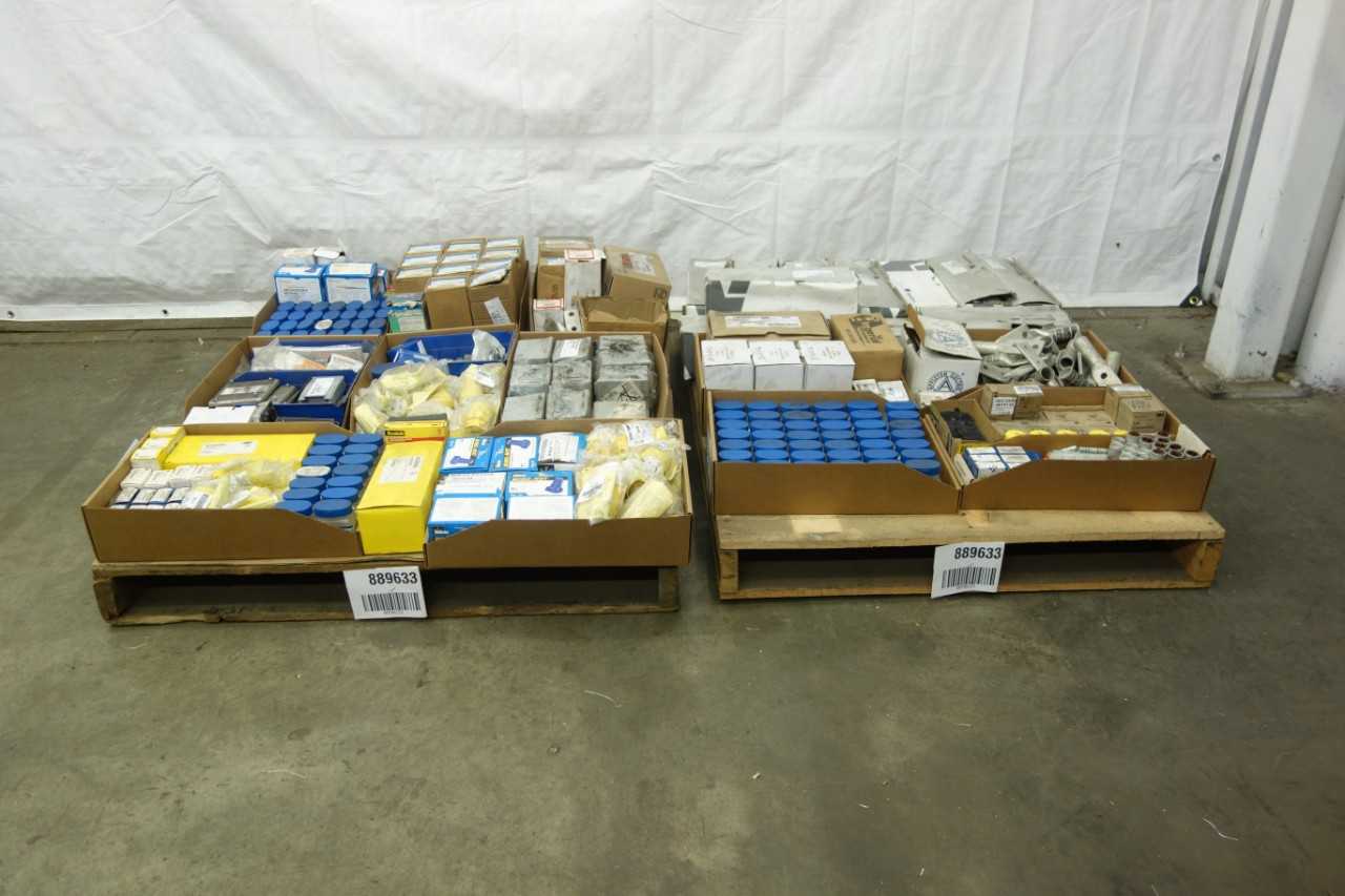 2 PALLETS OF ASSORTED ELECTRICAL CONDUIT - ELECTRICAL COMPONENTS
