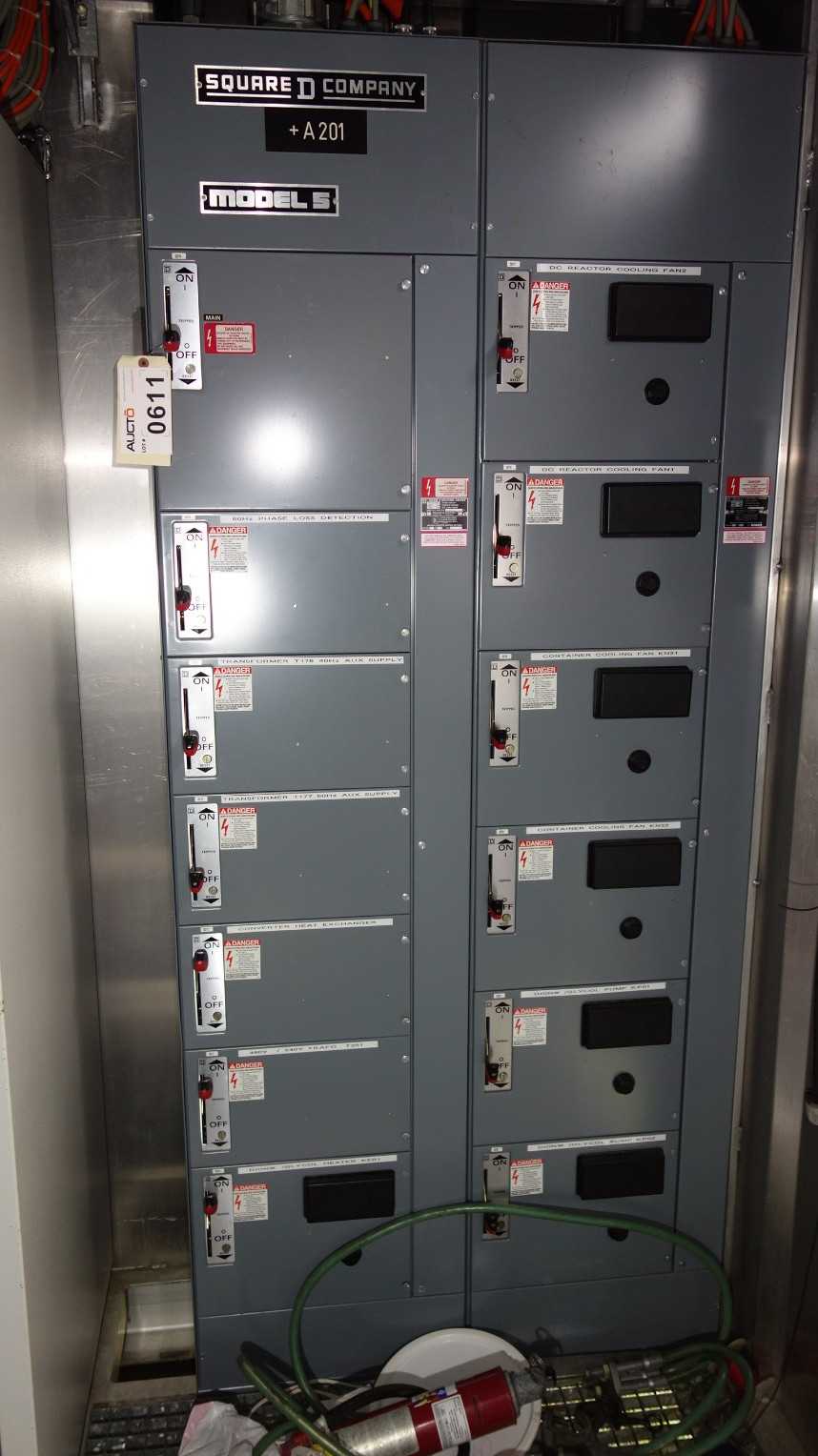 2X SECTIONS OF SQUARE D MODEL 5 MCC, SIZE 1 STARTERS, - TOOL STORAGE