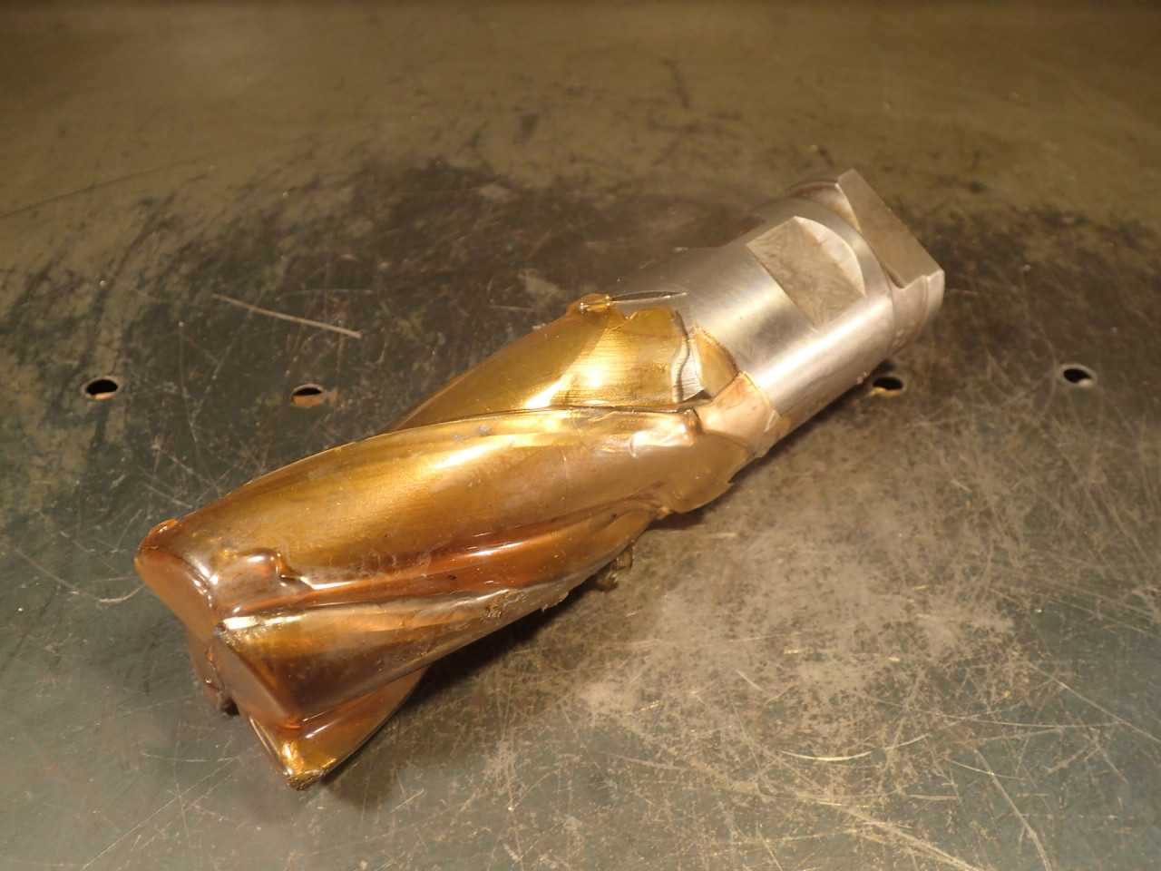 Putnam 2" Resharpened to 1.88" 4-Flute HSS End Mill: 3-3/4" LOC, 2" Shank, USA - MACHINING EQUIPMENT
