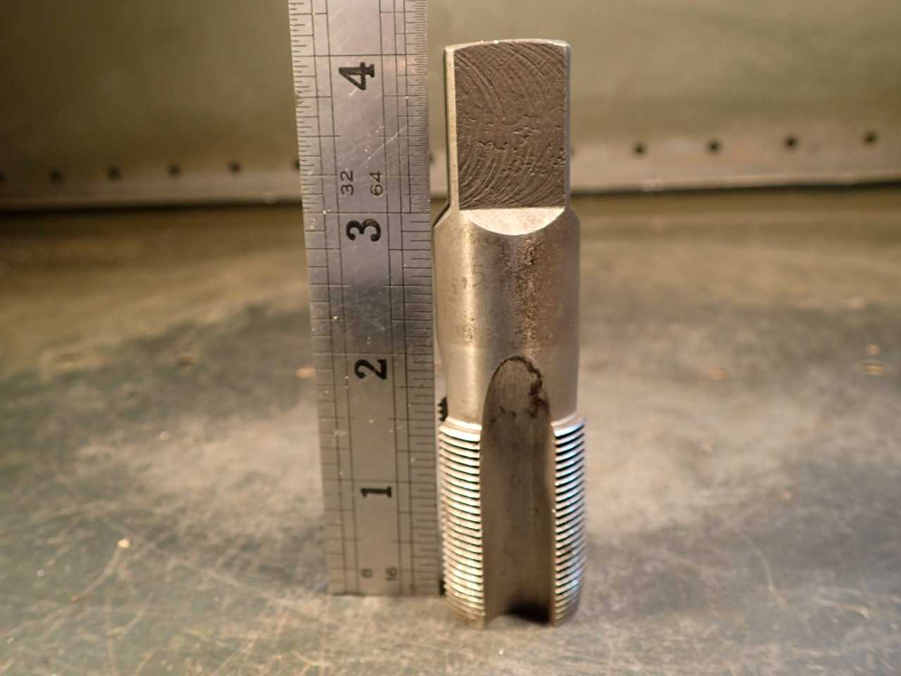 M30 x 1.5 Metric Hand Thread Tap 4-Flute 1-1/2" Long Flutes 4" OAL HS-C Yugoslav - MACHINING ACCESSORIES & TOOLING