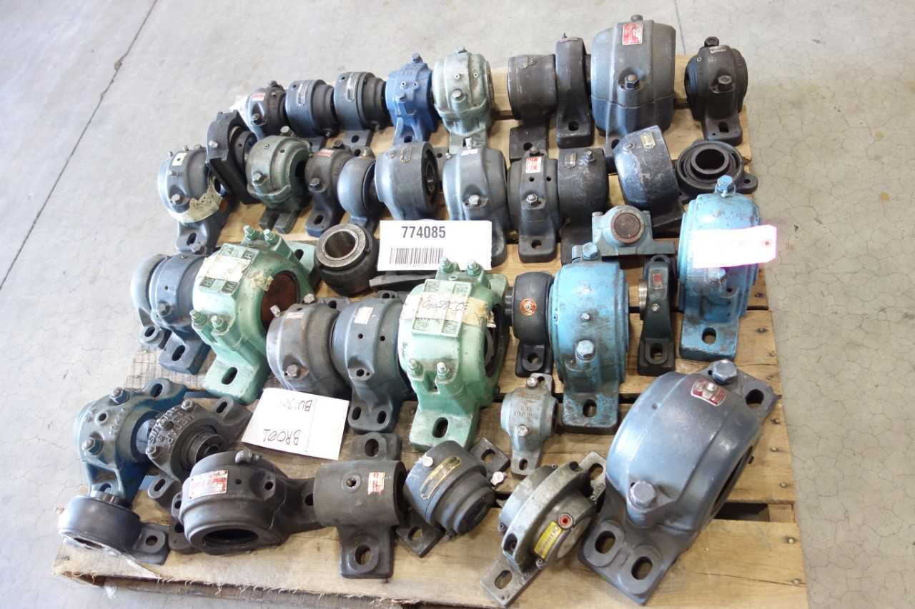 1 PALLET OF ASSORTED PILLOW BLOCK BEARINGS - BEARINGS