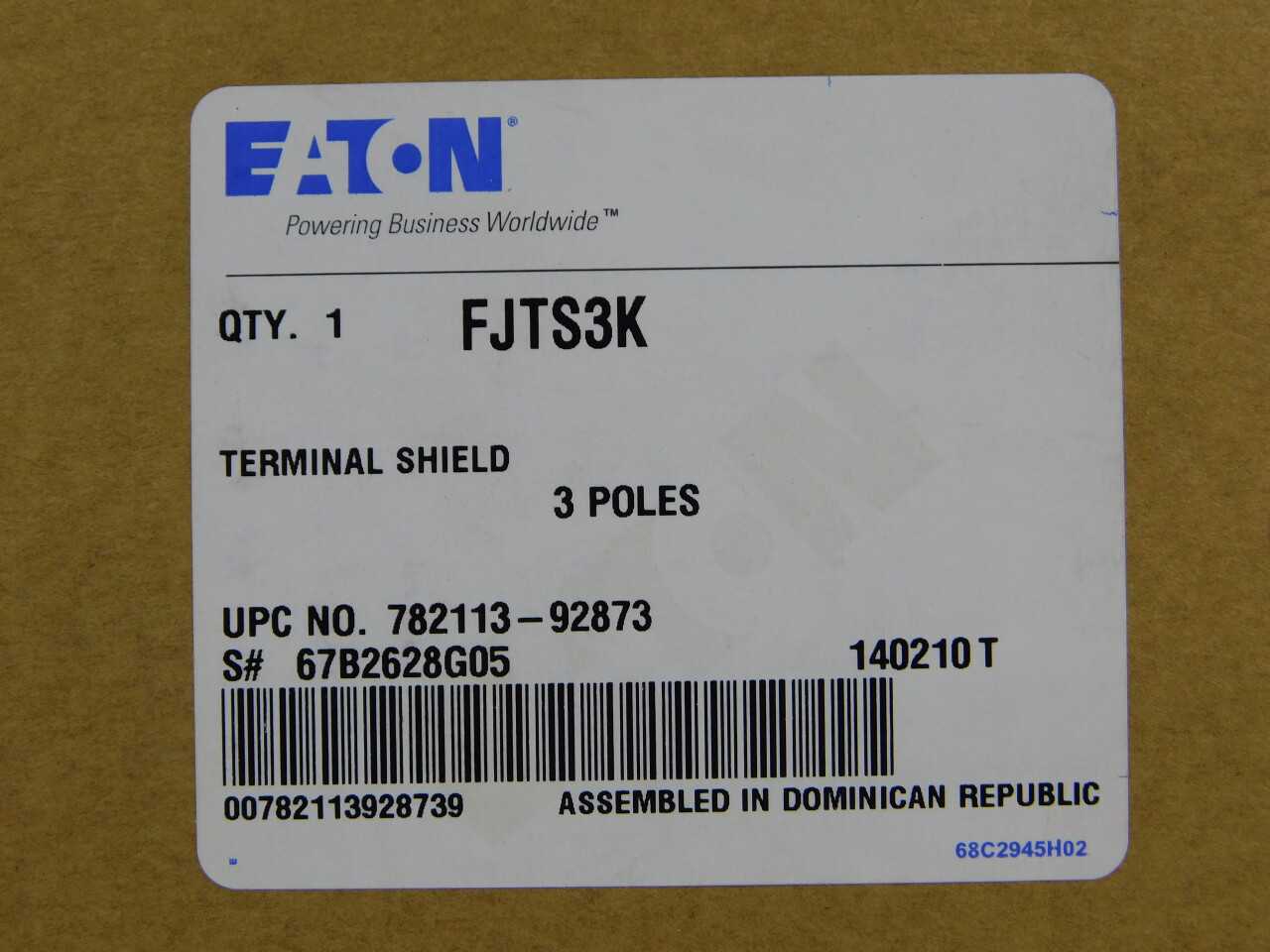 Quantity of 21x FJTS3K MCCB Accessory - POWER TRANSMISSION Quantity of 21x FJTS3K MCCB Accessory - POWER TRANSMISSION