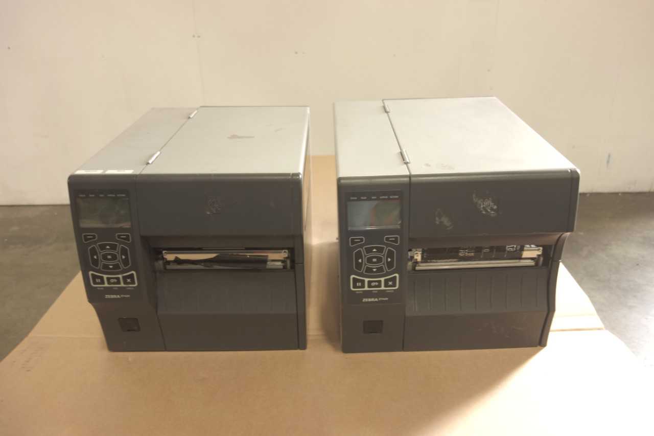 LOT OF 2 ZEBRA THERMAL LABEL PRINTERS - PACKAGING