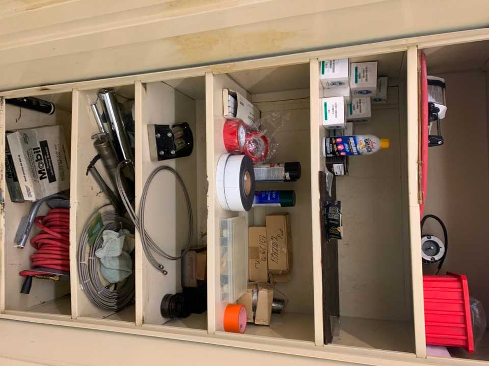 Cabinet W/ All Contents - TOOL STORAGE