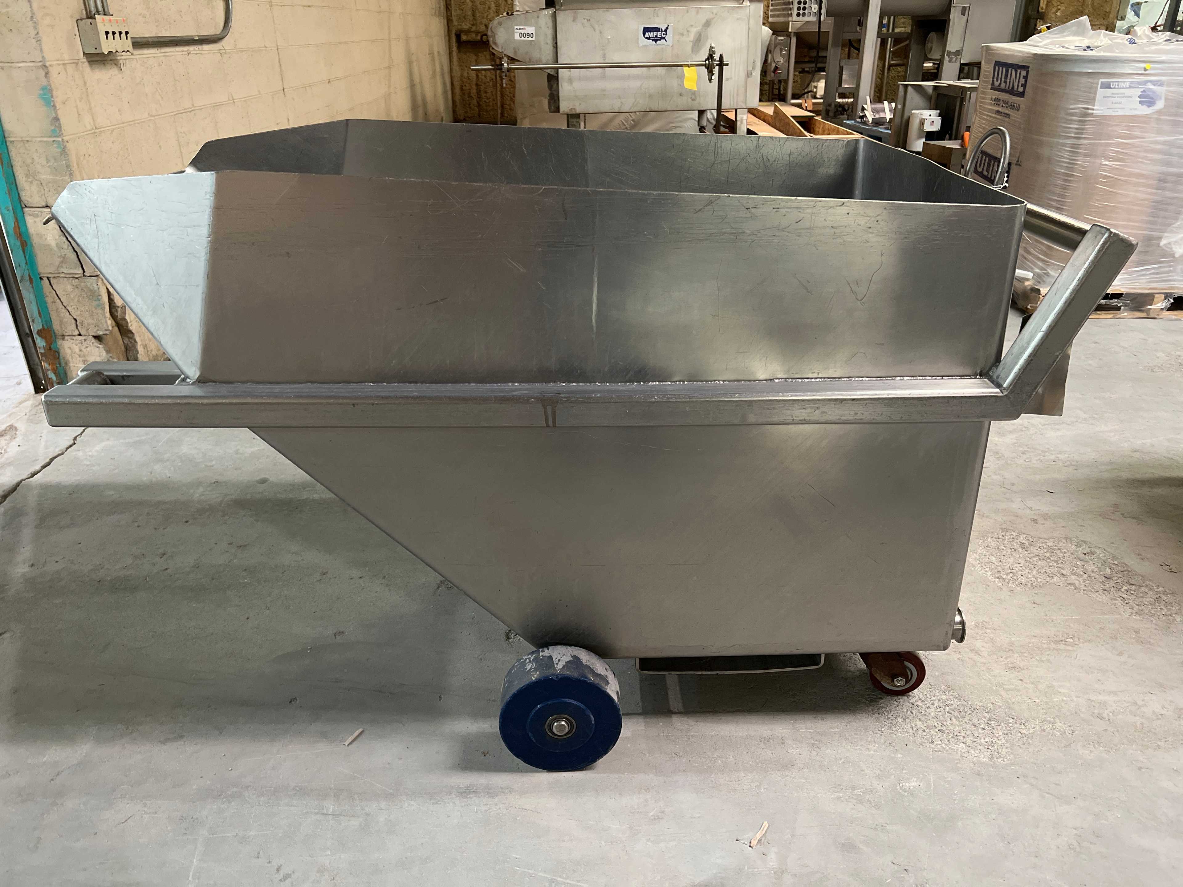 Stainless Steel Dump Cart Hopper