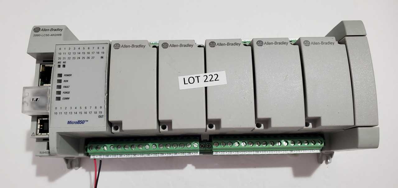 Allen Bradley Micro 850 2080-LC50-48QWB PLC - AUTOMATION & CONTROLS Allen Bradley Micro 850 2080-LC50-48QWB PLC - AUTOMATION & CONTROLS