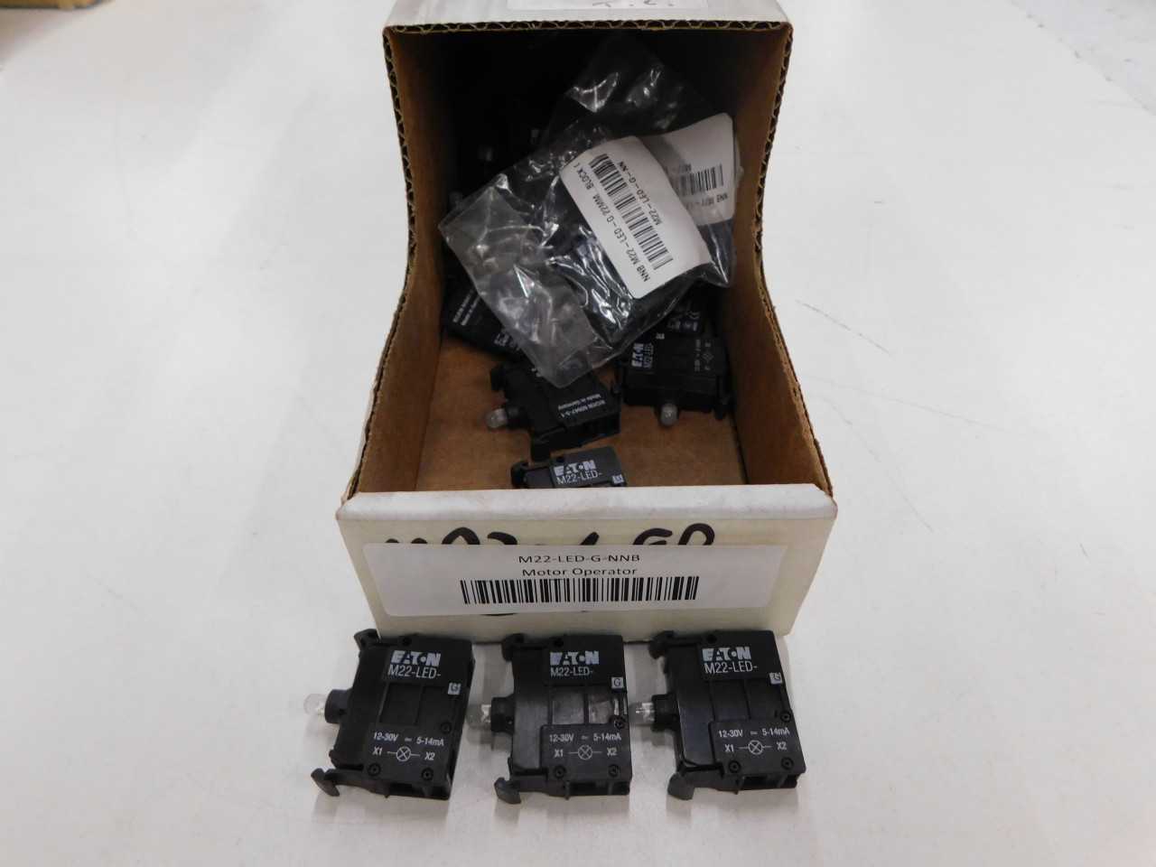 Lot of Quantity 58x M22-LED-G Motor Operators - ELECTRIC MOTORS