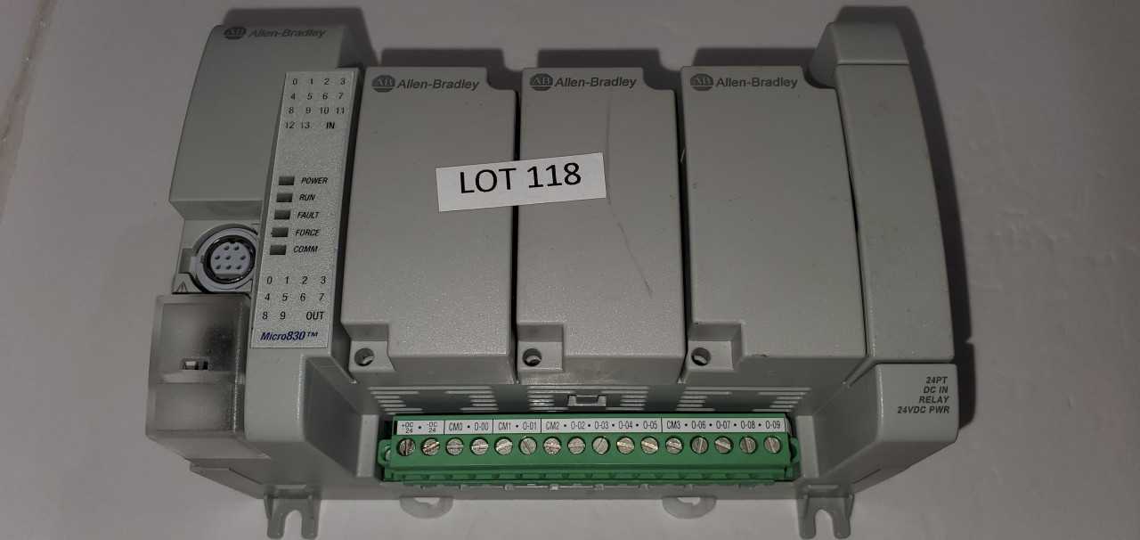 Allen Bradley Micro 830 2080-LC30-24QWB PLC - AUTOMATION & CONTROLS