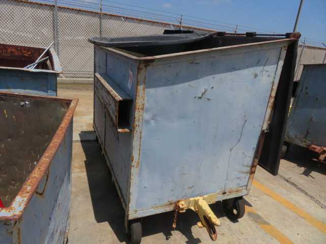Metal Scrap Bin on Wheels - MISCELLANEOUS