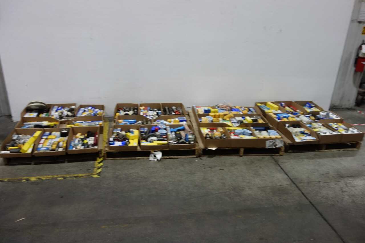 4 PALLETS OF ASSORTED METAL WORKING TOOLS - HAND TOOLS