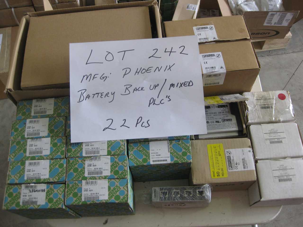 PHOENIX MIXED PLC (QTY 22 ) - AUTOMATION & CONTROLS