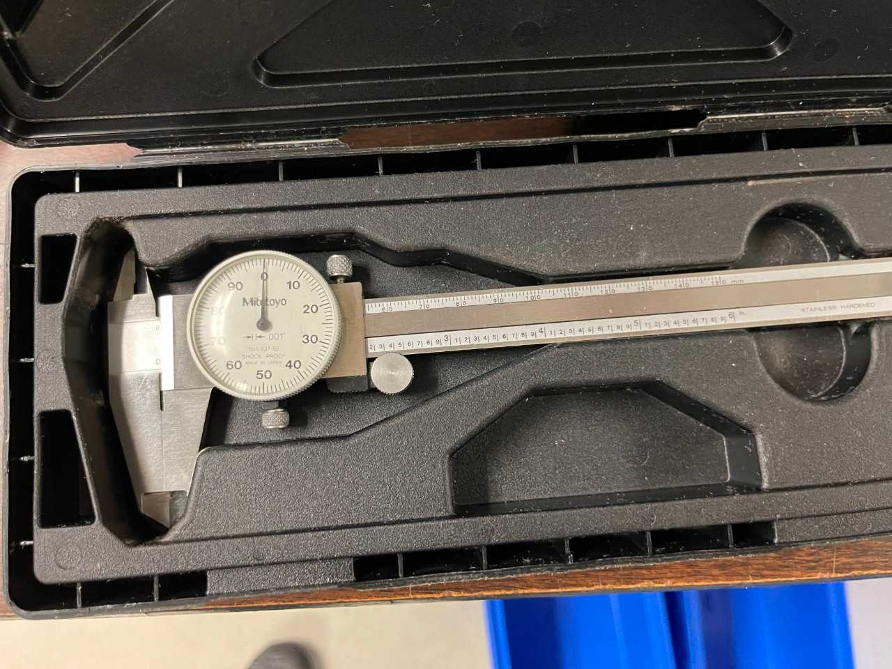 Mitutoyo 6" Dial Caliper - ELECTRIC POWER TOOLS