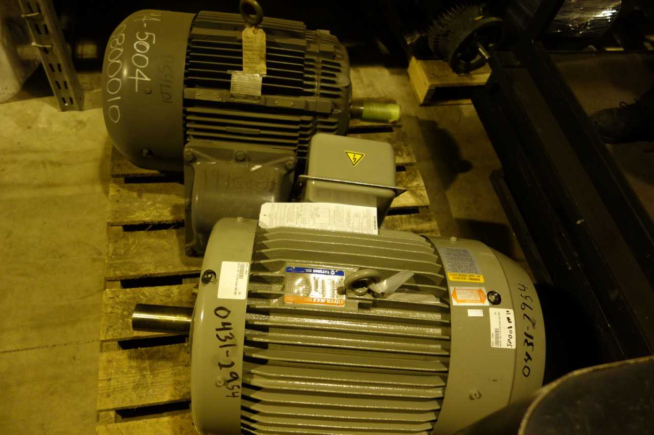 1 PALLET OF ASSORTED AC MOTORS, TATUNG - ELECTRIC MOTORS