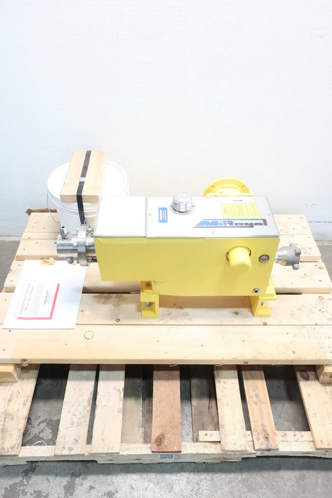 MILTON ROY MBH1018KCBM4TMGFSE1111 MILROYAL 5GPH 1500PSI METERING PUMP - METERING PUMP