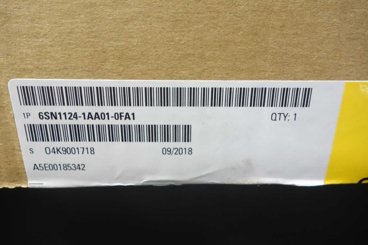 Siemens 6SN1124-1AA01-0FA01 Simodrive LT module (for parts/repair) - AUTOMATION & CONTROLS