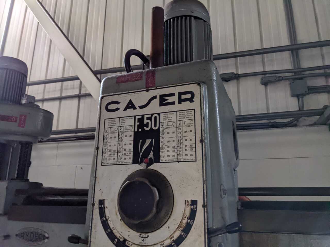 CASER F50 RADIAL DRILL - RADIAL ARM DRILLING MACHINES