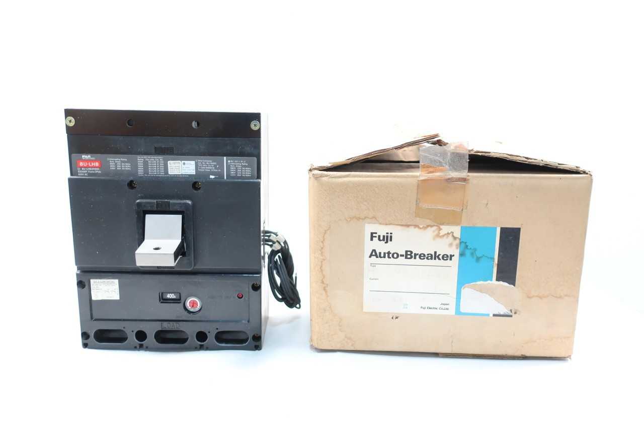 FUJI BU-LHB3F600 3P 400A AMP 600V-AC MOLDED CASE CIRCUIT BREAKER - CIRCUIT BREAKERS FUJI BU-LHB3F600 3P 400A AMP 600V-AC MOLDED CASE CIRCUIT BREAKER - CIRCUIT BREAKERS
