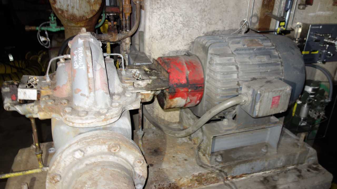 FLOWSERVE 6LR-10B /10.1875 SPLIT CASE PUMP 40HP MOTOR - ELECTRIC MOTORS