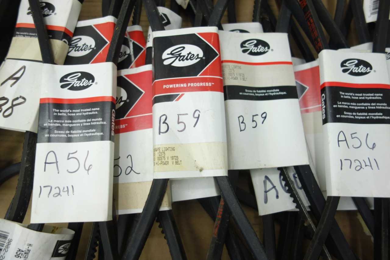4 PALLETS OF ASSORTED V-BELTS - BELTS