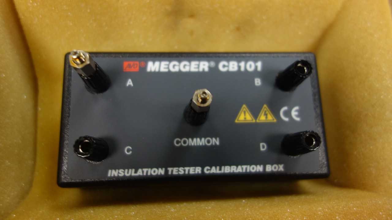 AVO MEGGER CB101 INSULATION TESTER CALIBRATION BOX - ELECTRICAL TESTING EQUIPMENT