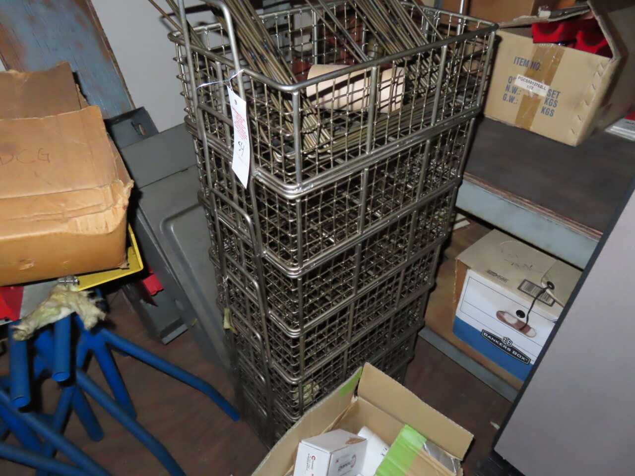 Metal baskets (lot) - MATERIAL HANDLING