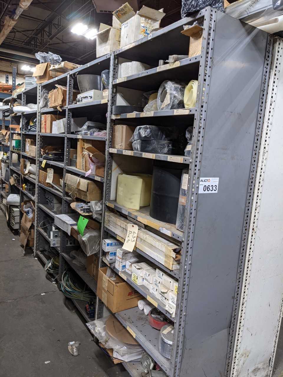 CONTENTS OF 6 SHELVES , TEST EQUIPMENT, PLC - MISCELLANEOUS