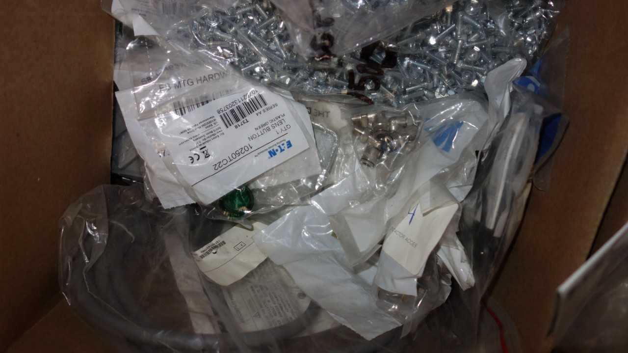 1 PALLET OF ASSORTED EATON ELECTRIC PARTS, INTERLOCKS - ELECTRIC MOTORS