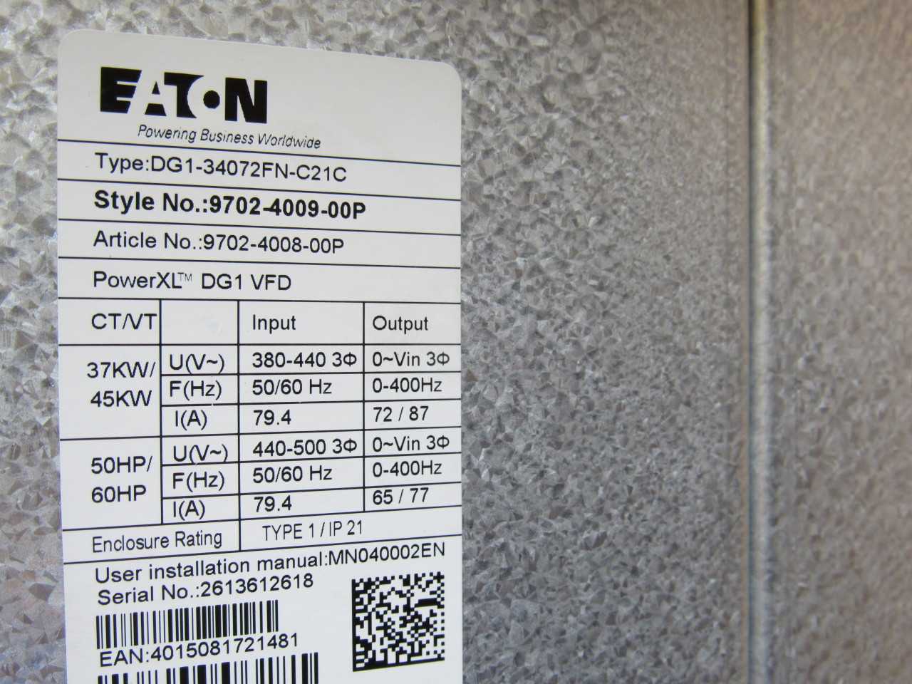 Eaton Drive - MOTOR DRIVES