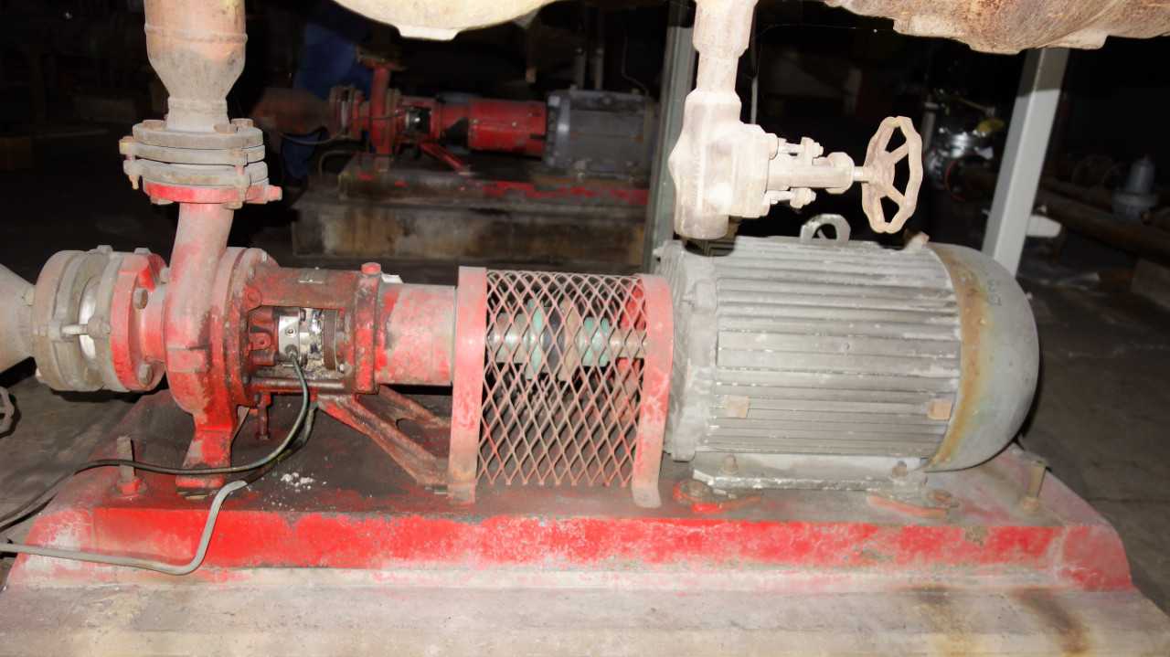 LOT OF 2 WORTHINGTON D1011 3X2X6 IRON PUMP 20HP MOTOR - ELECTRIC MOTORS
