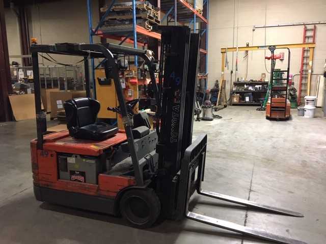 Toyota 5FBE15 sitdown counterbalance, Lemoyne, PA - FORKLIFTS